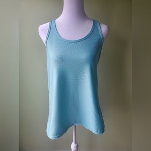 Under Armour Heat Gear Teal Racer Tank Top (M)